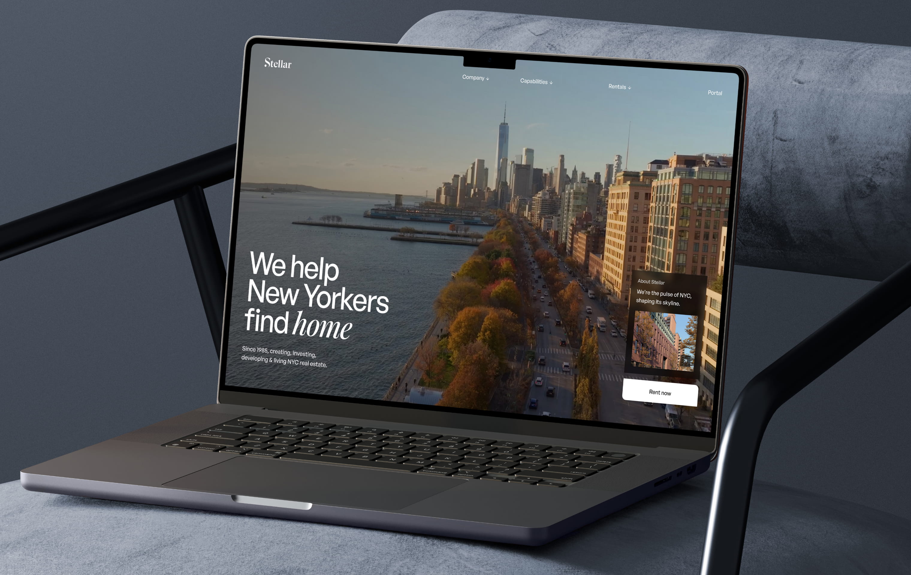 Branding, Web Design & Development for Stellar Management Real Estate Project